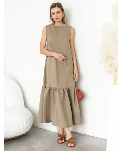Платье женское св.оливковый