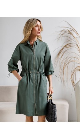 Платье женское темно-оливковый
