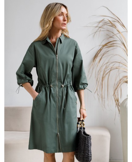 Платье женское темно-оливковый