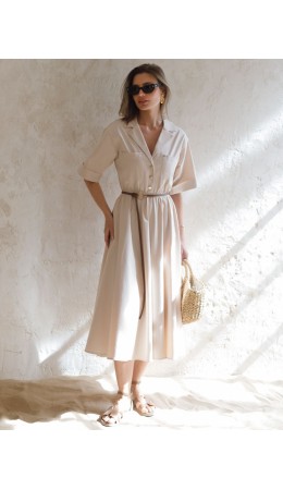 Платье женское светло-бежевый
