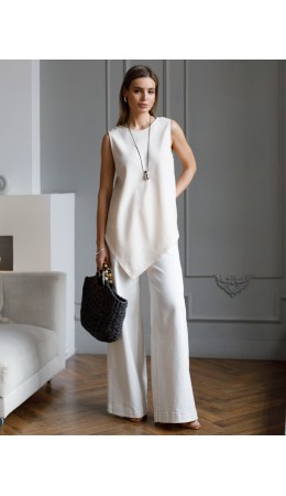 Топ женский кокосово-молочный