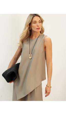 Топ женский св.оливковый