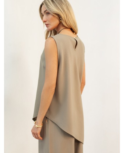 Топ женский св.оливковый