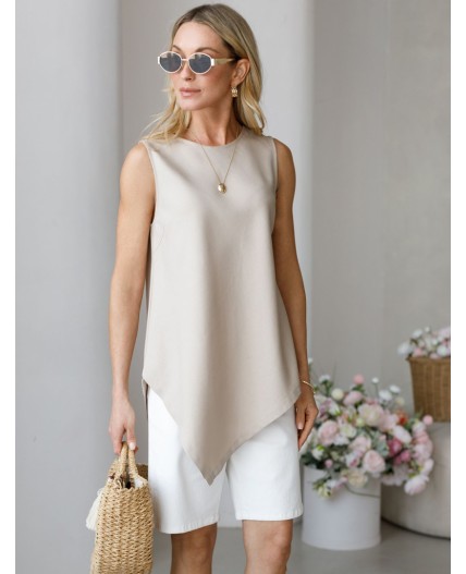 Топ женский светло-бежевый