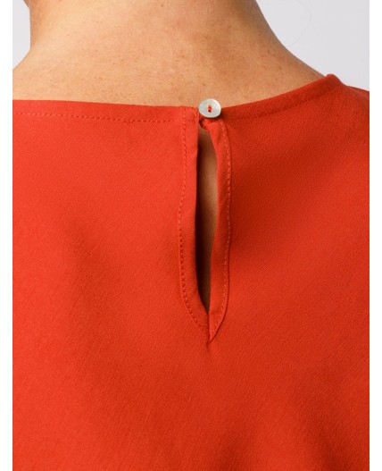 Топ женский терракотовый