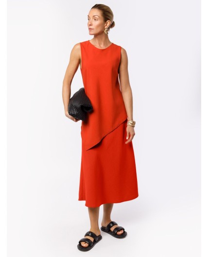 Топ женский терракотовый