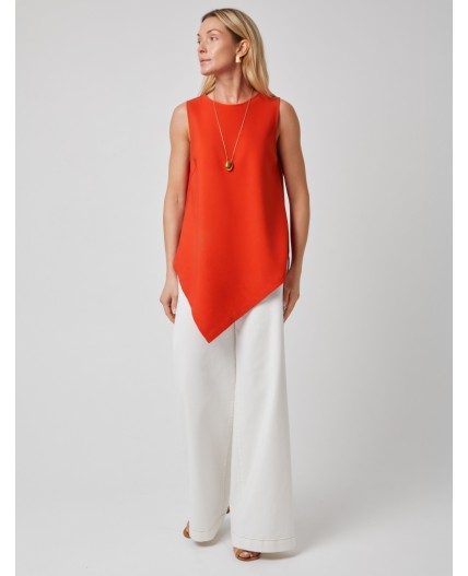 Топ женский терракотовый