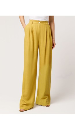 Брюки женские горчичный
