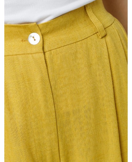 Брюки женские горчичный