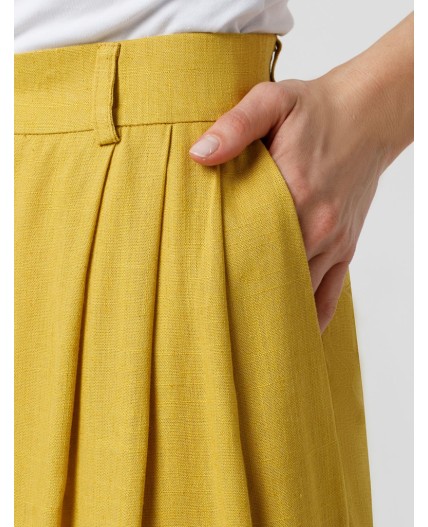 Брюки женские горчичный