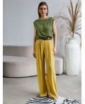 Брюки женские горчичный