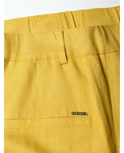 Брюки женские горчичный