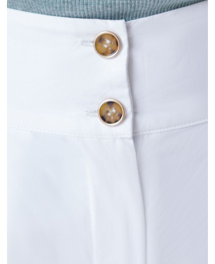 Брюки женские натуральный белый
