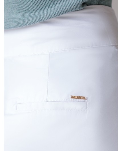 Брюки женские натуральный белый