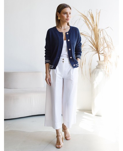 Брюки женские натуральный белый