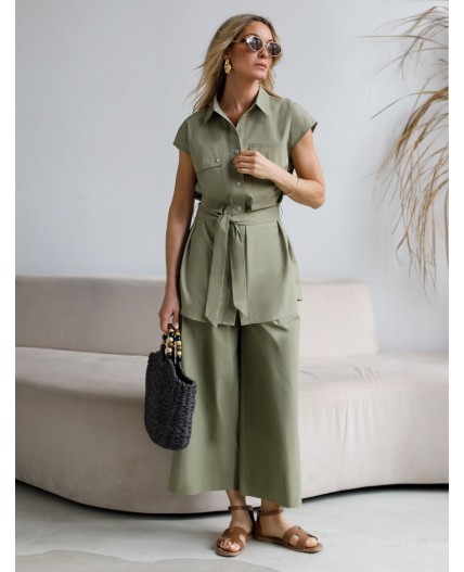 Брюки женские светло-оливковый