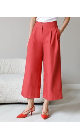 Брюки женские темно-красный