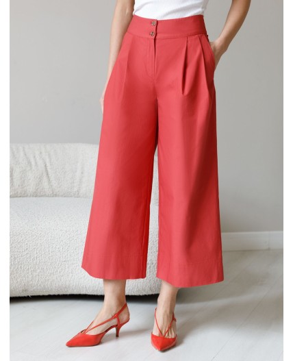 Брюки женские темно-красный