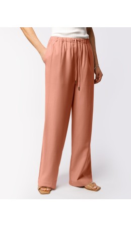 Брюки женские дымчато-коралловый