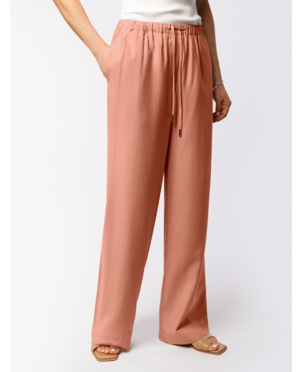 Брюки женские дымчато-коралловый