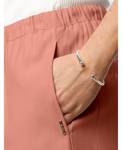 Брюки женские дымчато-коралловый