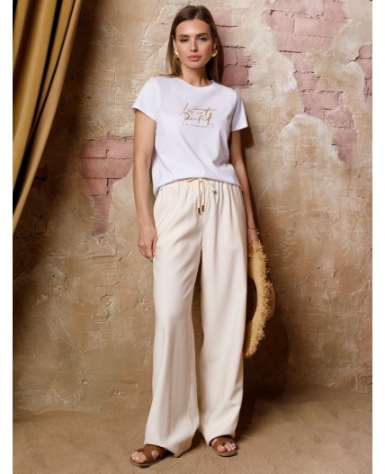 Брюки женские кокосово-молочный