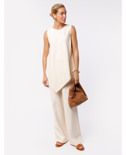 Брюки женские кокосово-молочный