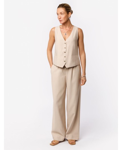 Брюки женские светло-бежевый