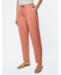 Брюки женские дымчато-коралловый
