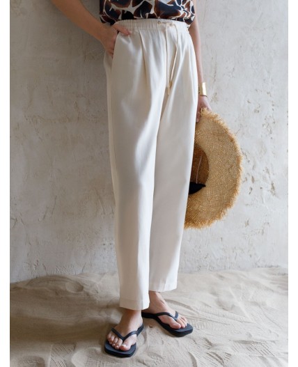 Брюки женские кокосово-молочный