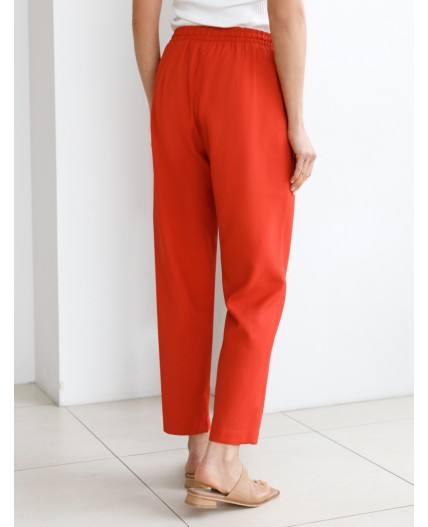 Брюки женские терракотовый