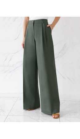 Брюки женские темно-оливковый