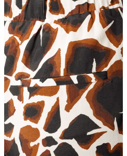 Брюки женские бежевый-коричневый