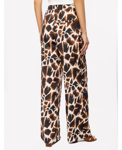 Брюки женские бежевый-коричневый