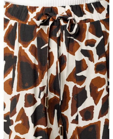 Брюки женские бежевый-коричневый