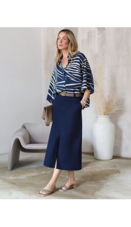 Юбка женская синий