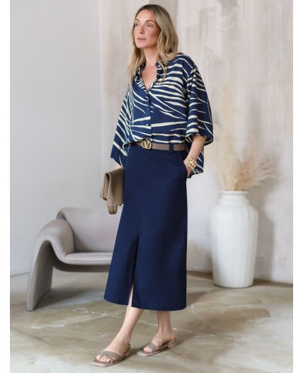 Юбка женская синий