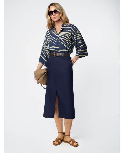 Юбка женская синий