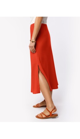 Юбка женская терракотовый