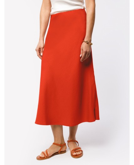 Юбка женская терракотовый
