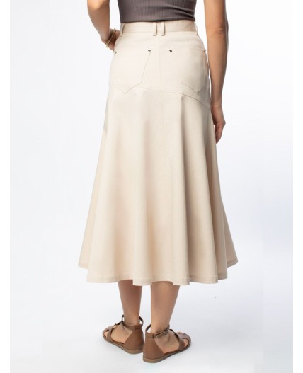 Юбка женская светло-бежевый