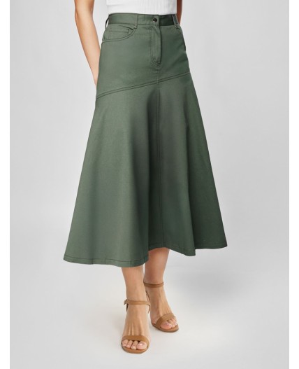Юбка женская темно-оливковый