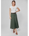 Юбка женская темно-оливковый