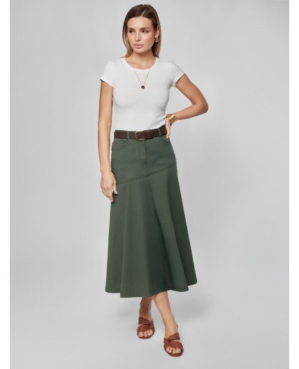 Юбка женская темно-оливковый