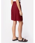 Шорты женские гранатовый