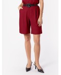 Шорты женские гранатовый