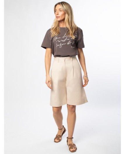 Шорты женские светло-бежевый