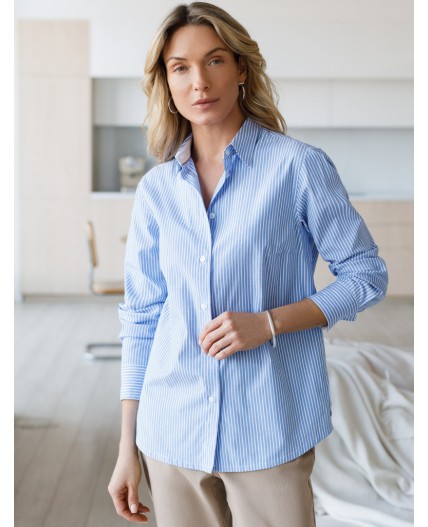 Блузка женская голубой