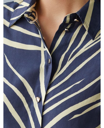 Блузка женская темно-синий