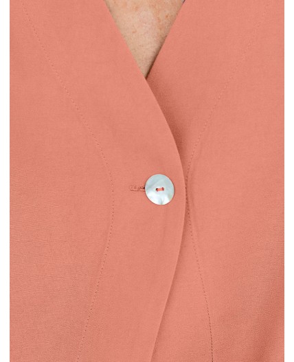 Блузка женская дымчато-коралловый